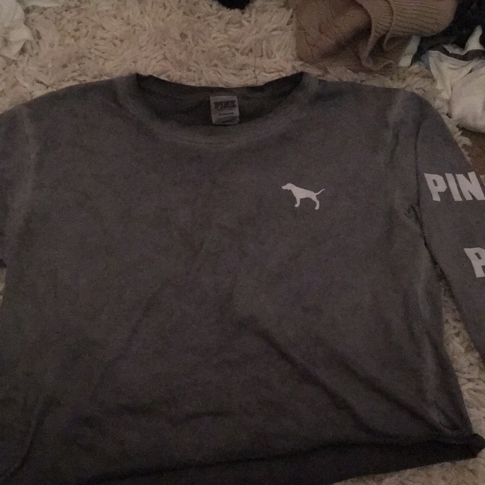 Pink crop top